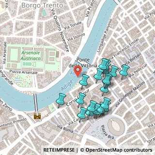 Mappa Riva San Lorenzo, 37121 Verona VR, Italia (0.242)