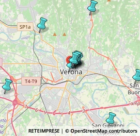 Mappa Riva San Lorenzo, 37121 Verona VR, Italia (2.89615)