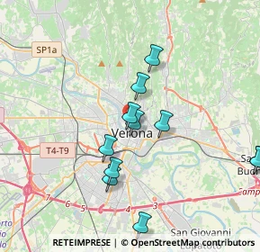Mappa Riva San Lorenzo, 37121 Verona VR, Italia (3.75182)