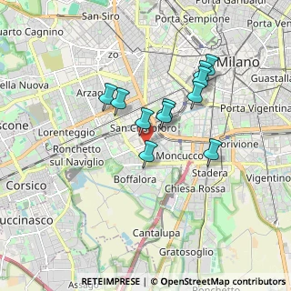 Mappa Via Binda Via E. Ponti, 20143 Milano MI, Italia (1.42909)