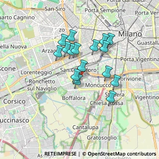 Mappa Via Binda Via E. Ponti, 20143 Milano MI, Italia (1.4575)