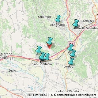 Mappa Via dell'Artigianato, 37032 Monteforte d'Alpone VR, Italia (6.97917)