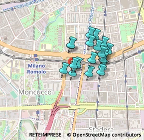 Mappa Via Bordighera, 20141 Milano MI, Italia (0.3125)