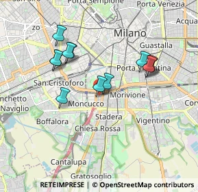 Mappa Via Bordighera, 20141 Milano MI, Italia (1.6625)