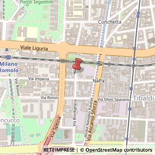 Mappa Via Bordighera, 10, 20142 Milano, Milano (Lombardia)