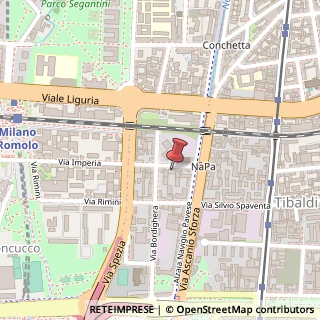 Mappa Via Imperia, 7, 20142 Milano, Milano (Lombardia)