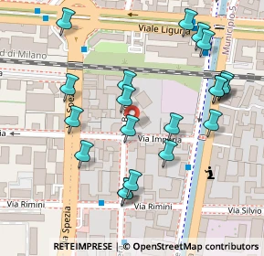 Mappa Via Bordighera, 20141 Milano MI, Italia (0.131)