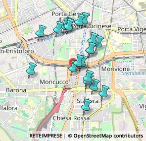 Mappa Via Bordighera, 20141 Milano MI, Italia (0.7945)
