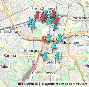 Mappa Via Bordighera, 20141 Milano MI, Italia (0.8235)