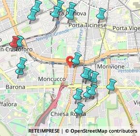 Mappa Via Bordighera, 20141 Milano MI, Italia (1.2115)