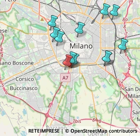 Mappa Via Bordighera, 20141 Milano MI, Italia (3.50917)