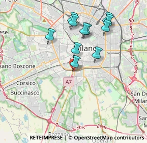 Mappa Via Bordighera, 20141 Milano MI, Italia (3.60182)