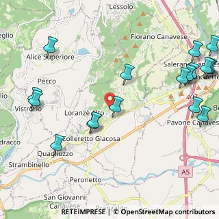 Mappa 10010 Loranzè TO, Italia (2.88667)
