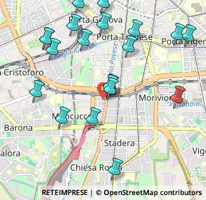 Mappa Via Imperia, 20141 Milano MI, Italia (1.135)