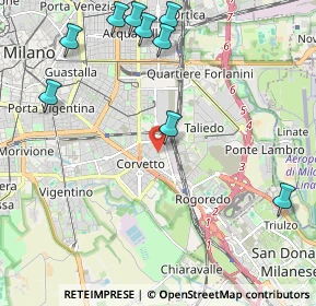 Mappa Via Enrico Caviglia, 20139 Milano MI, Italia (3.08083)