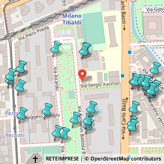 Mappa Via Giovanni Battista Boeri, 20141 Milano MI, Italia (0.18621)