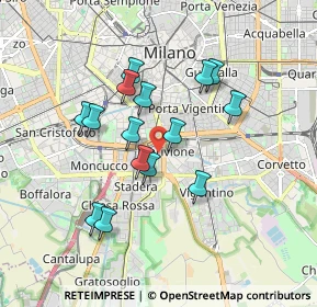 Mappa Via Giovanni Battista Boeri, 20141 Milano MI, Italia (1.53)