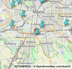 Mappa Via Giovanni Battista Boeri, 20141 Milano MI, Italia (2.83182)