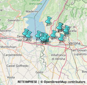 Mappa Via Piero Pederzoli, 37014 Castelnuovo del Garda VR, Italia (8.30733)