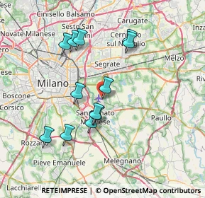 Mappa Via Canzo, 20068 Peschiera Borromeo MI, Italia (6.77667)