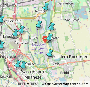 Mappa Via Canzo, 20068 Peschiera Borromeo MI, Italia (2.54417)