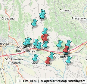 Mappa Via Don Adolfo Scolari, 37030 Colognola Ai Colli VR, Italia (6.6425)