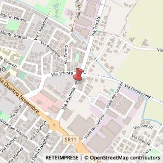 Mappa Via Aquileia, 56, 35035 Mestrino, Padova (Veneto)
