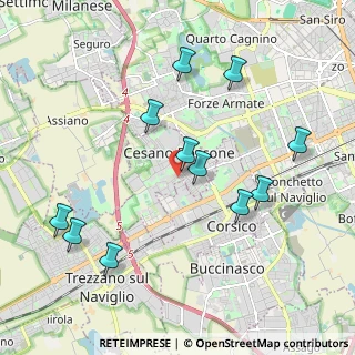 Mappa Via Giuseppe Verdi, 20090 Cesano Boscone MI, Italia (2.07455)