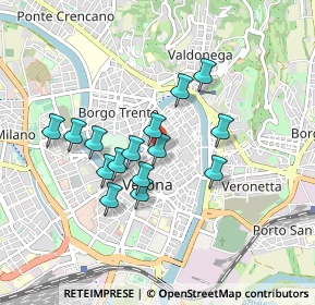Mappa Via Valerio Catullo, 37121 Verona VR, Italia (0.726)