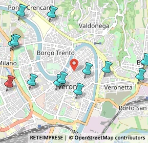 Mappa Via Adua, 37121 Verona VR, Italia (1.27692)