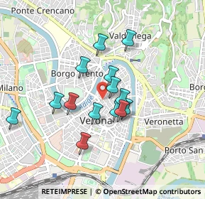 Mappa Via Valerio Catullo, 37121 Verona VR, Italia (0.705)