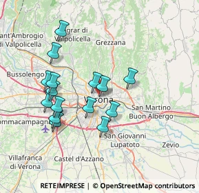 Mappa Vicolo S. Matteo, 37121 Verona VR, Italia (6.648)