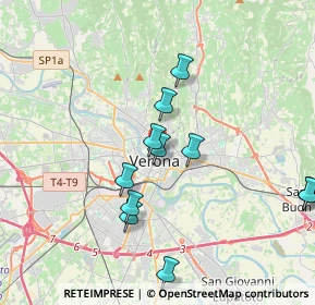 Mappa Via Adua, 37121 Verona VR, Italia (3.72909)