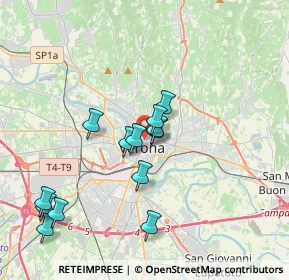 Mappa Via Adua, 37121 Verona VR, Italia (3.49538)
