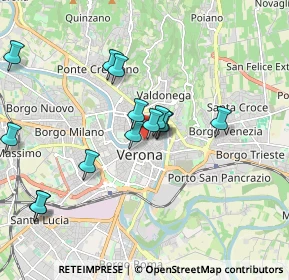 Mappa Vicolo S. Matteo, 37121 Verona VR, Italia (1.75071)