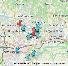 Mappa Via Valerio Catullo, 37121 Verona VR, Italia (1.45182)