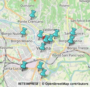 Mappa Via Valerio Catullo, 37121 Verona VR, Italia (1.82071)