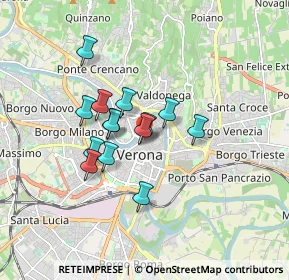 Mappa Via Valerio Catullo, 37121 Verona VR, Italia (1.27071)
