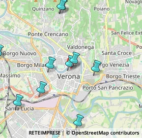 Mappa Via Valerio Catullo, 37121 Verona VR, Italia (2.45727)