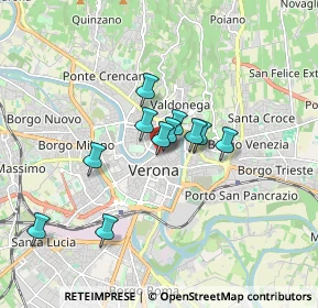 Mappa Via Valerio Catullo, 37121 Verona VR, Italia (1.25455)