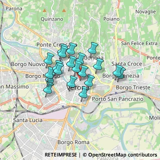 Mappa Via Adua, 37121 Verona VR, Italia (1.2545)