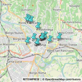 Mappa Via Adua, 37121 Verona VR, Italia (1.09143)