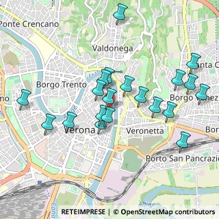 Mappa Via Nizza, 37121 Verona VR, Italia (0.9555)