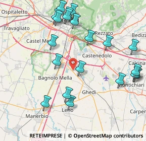 Mappa Via Giovanni XXIII, 25010 Montirone BS, Italia (9.3555)