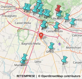 Mappa Via Giovanni XXIII, 25010 Montirone BS, Italia (9.614)