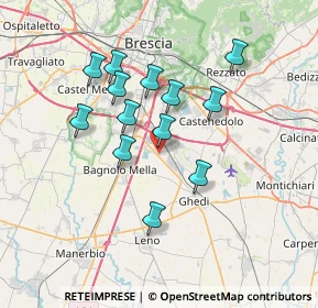 Mappa Via Giovanni XXIII, 25010 Montirone BS, Italia (6.17615)