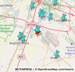 Mappa Via Giovanni XXIII, 25010 Montirone BS, Italia (4.03333)