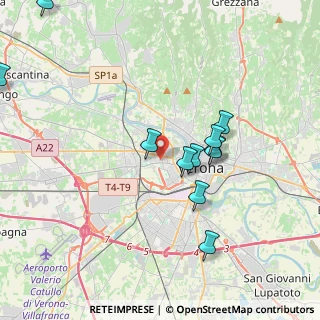 Mappa 37138 Verona VR, Italia (3.99091)