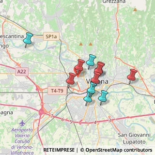 Mappa 37138 Verona VR, Italia (2.91273)