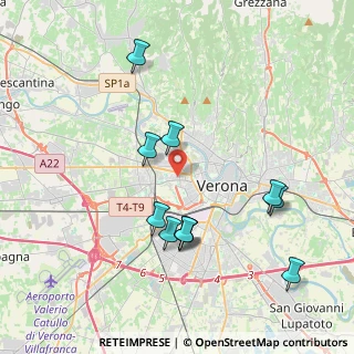 Mappa 37138 Verona VR, Italia (3.94273)